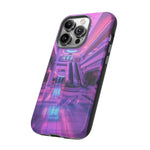 Empty Mall Escalator Vaporwave Art Tough Phone Case