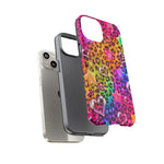 Rainbow Leopard 90s Tough Phone Case