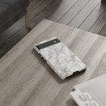 White Marble Pattern Phone Case | Tough Cover