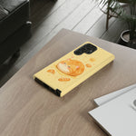 Orange Tabby Loaf Kawaii Chibi Pet Cat Art Tough Phone Case