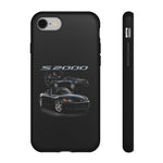 Black S2000 Roadster Collage JDM Tough Phone Case Cover Gift