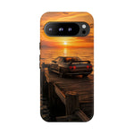 Sunset Skyline R32 on Pier phone case | Tough Covers