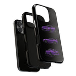 MK4 Supra Phone Case Purple, Three-View Vector Cover