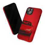 Red Miata Phone Case, NA MX5 90s JDM Roadster Tough Cover