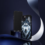 Siberian Husky Geometric Diamond Art Tough Phone Case