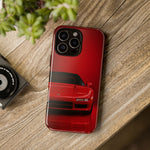 Red NSX Phone Case, 90s JDM Supercar Legend Tough Cover, Mens Gift