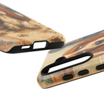 Guilty Basset Hound Phone Case, Muddy Watercolor Art Cover