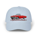 1964 Thunderbird Convertible Dad Hat Classic Car Cap Adjustable Strap Red