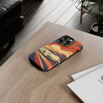 Retro Sunset Countach phone case | Sports car tough cover