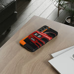 GTO The Judge Red Muscle Car Illustration Phone Case | Retro Classic Car