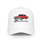 1963 Galaxie 500 Low Profile Hat Classic Car Dad Cap Red Fastback Hot Rod
