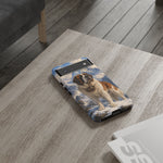 Saint Bernard Dog Phone Case | Mountain Snow Scene, Protective Tough Case
