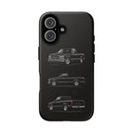 Black Silverado Classic Pickup Tough Phone Case for Chevy Truck Fans