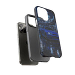 Skyline GT-R R34 Bayside Blue Tokyo Night Art Tough Phone Case