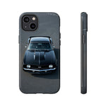 1969 Camaro SS Black Overhead Tough Phone Case Cover Gift Art