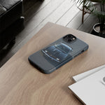 1969 Camaro SS Black Overhead Tough Phone Case Cover Gift Art