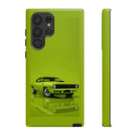 Green Cuda Muscle Car phone case for Gear Heads