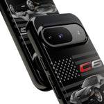 Black C6 Phone Case American Sports Car Tough Cover Gift