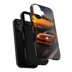 Supra MK4 Orange Touge Night JDM Speed Art Tough Phone Case