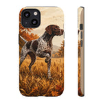 German Shorthaired Pointer Pointing Art Tough Phone Case