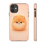 Pomeranian Kawaii Puffball Chibi Pet Dog Art Tough Phone Case