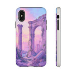Roman Ruins Pastel Sky Vaporwave Art Tough Phone Case