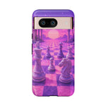 Pastel Chess Infinite Board Vaporwave Art Tough Phone Case