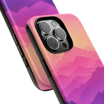 Pastel Mountain Haze Vaporwave Art Tough Phone Case