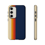 Retro Rainbow Stripe Phone Case | Tough Phone Case