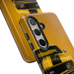 Classic Camaro SS Phone Case, Yellow 69 Muscle Car Cover, Gift for Guys