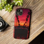 Black Gold Trans Am Sunset Tough Phone Case - Palm Boulevard Art