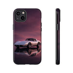 Soft White C3 Corvette Mauve Sky Phone Case