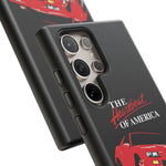 1991 Camaro Heartbeat Red Muscle Car Tough Phone Case Cover