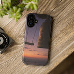 Temple Bell Sunset Phone Case Japan Zen Tough Case