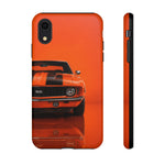 69 Camaro SS Tough Phone Case, Orange Classic Muscle Car Gift for Guys