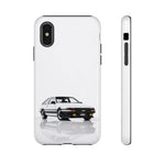 White AE86 Phone Case, JDM Drift Icon Tough Cover