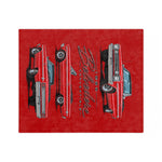 1966 Belvedere Convertible Blanket | Classic Red Muscle Car Throw