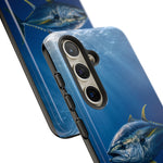 Yellowfin Tuna Phone Case, Deep Blue Water Tough Cover, Gift