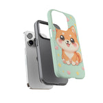 Shiba Inu Kawaii Chibi Smile Pet Dog Art Tough Phone Case