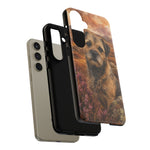 Border Terrier Earthy Watercolor Art Tough Phone Case