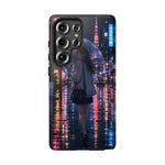 Lofi Anime Rain Street Art Tough Phone Case