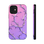 Chrome Thorn Vine Phone Case Vaporwave Tough Cover