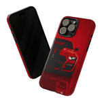 Red Mustang Art Phone Case, GT500 American Muscle Car Tough Cover