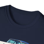 1959 Fairlane 500 Car Illustration T-Shirt | Vintage Classic Auto Design