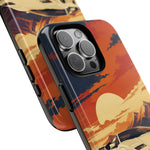 Retro Sunset Countach phone case | Sports car tough cover