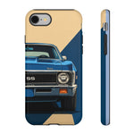 1970 Chevy Nova SS Marina Blue Tough Phone Case
