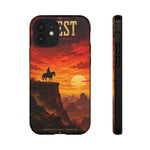 Western Sunset Cowboy Phone Case | Rugged Protective Cover