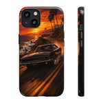 Charger RT Phone Case, Black Coastal Highway Motion Blur