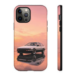 Panda AE86 Pastel Rain Reflection Tough Case