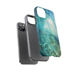 Ocean Wave Tunnel Tough Case | Turquoise Surf Phone Cover